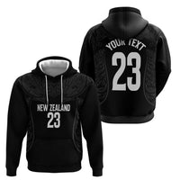 New Zealand Basketball Ta Moko Tribal Custom Zip Hoodie LT03 - Polynesian Pride