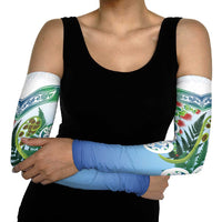 Aotearoa New Zealand Natural Plants Arm Sleeves Pohutukawa with Silver Ferns Koru Frond Maori Tattoos LT03 - Polynesian Pride