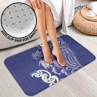 New Zealand Sea Animals with Maori Tribal Tattoo Bathroom Set Blue Color LT03 - Polynesian Pride