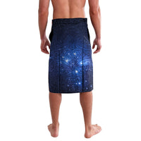 New Zealand Tui Bird Matariki Lavalava Maori New Year with Galaxy Fern LT03 - Polynesian Pride