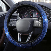 New Zealand Tui Bird Matariki Steering Wheel Cover Maori New Year with Galaxy Fern LT03 - Polynesian Pride