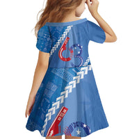 Samoa Independence Day Family Matching Long Sleeve Bodycon Dress and Hawaiian Shirt Anniversary 63th-Siapo Art LT03 - Polynesian Pride