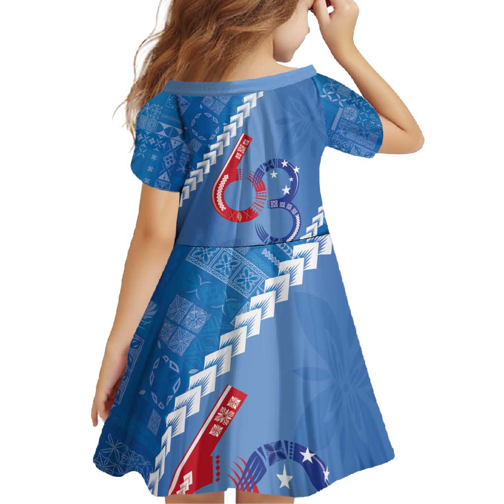 Samoa Independence Day Family Matching Off Shoulder Maxi Dress and Hawaiian Shirt Anniversary 63th-Siapo Art LT03 - Polynesian Pride