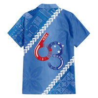 Samoa Independence Day Family Matching Short Sleeve Bodycon Dress and Hawaiian Shirt Anniversary 63th-Siapo Art LT03 - Polynesian Pride