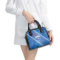 Samoa Independence Day Shoulder Handbag Anniversary 63th-Siapo Art