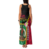 Vanuatu Nakamal and Plumeria Flowers Family Matching Tank Maxi Dress and Hawaiian Shirt Polynesian Pattern LT03 - Polynesian Pride
