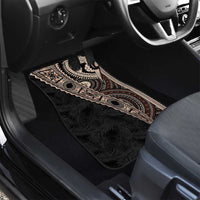 Fiji Traditional Masi Car Mats Tapa Art Palm Leaves Pattern LT03 - Polynesian Pride