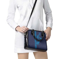 Aloha Hawaii Whale Kakau and Polynesian Tattoo Shoulder Handbag Dark Navy Color LT03 - Polynesian Pride
