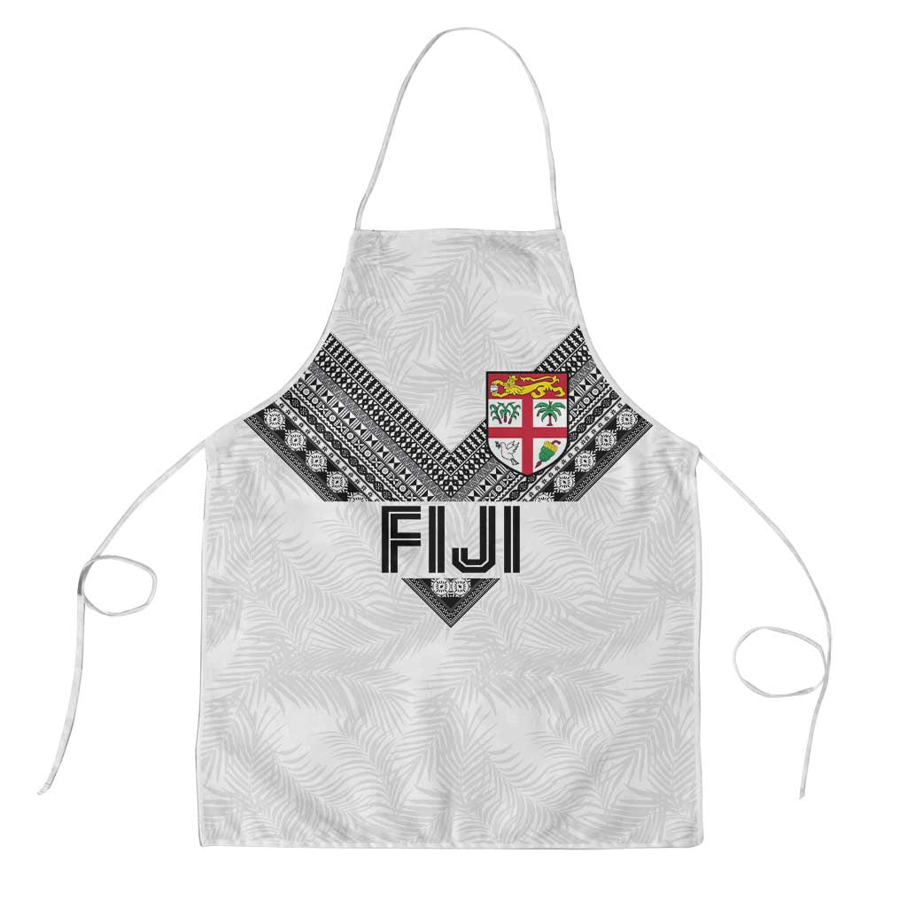 Rugby Fiji Apron Fijian Masi Tribal Sporty Style White Color LT03 White - Polynesian Pride