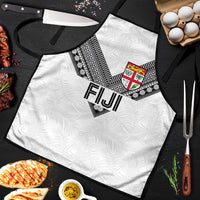 Rugby Fiji Apron Fijian Masi Tribal Sporty Style White Color LT03 White - Polynesian Pride