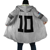 Custom Rugby Fiji Cloak Fijian Masi Tribal Sporty Style White Color LT03 - Polynesian Pride
