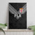 Rugby Fiji Canvas Wall Art Fijian Masi Tribal Sporty Style Black Color - Polynesian Pride