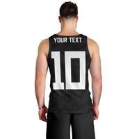 Custom Rugby Fiji Men Tank Top Fijian Masi Tribal Sporty Style Black Color LT03 - Polynesian Pride