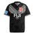 Custom Rugby Fiji Rugby Jersey Fijian Masi Tribal Sporty Style Black Color - Polynesian Pride