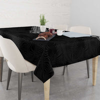Rugby Fiji Tablecloth Fijian Masi Tribal Sporty Style Black Color LT03 - Polynesian Pride