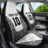 Custom Fiji Pacific Rugby 2024 Car Seat Cover Tapa Tribal and Fijian Masi Pattern LT03 - Polynesian Pride