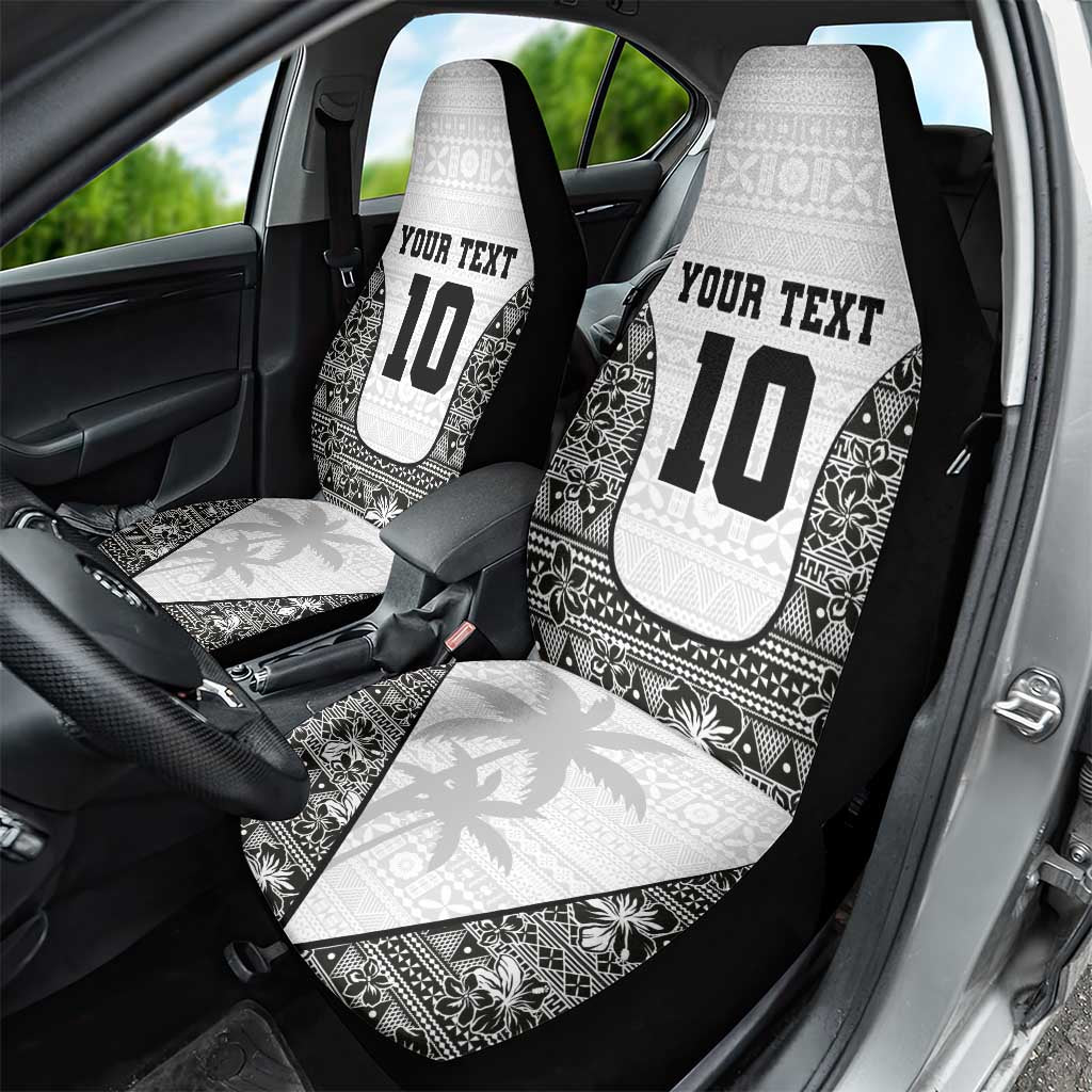 Custom Fiji Pacific Rugby 2024 Car Seat Cover Tapa Tribal and Fijian Masi Pattern LT03 - Polynesian Pride