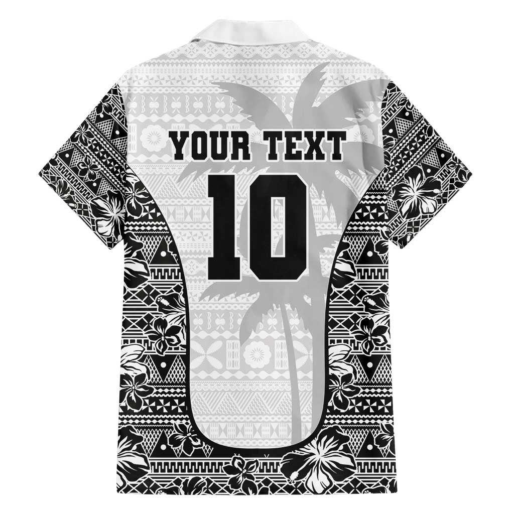 Custom Fiji Pacific Rugby 2024 Family Matching Short Sleeve Bodycon Dress and Hawaiian Shirt Tapa Tribal and Fijian Masi Pattern LT03 - Polynesian Pride
