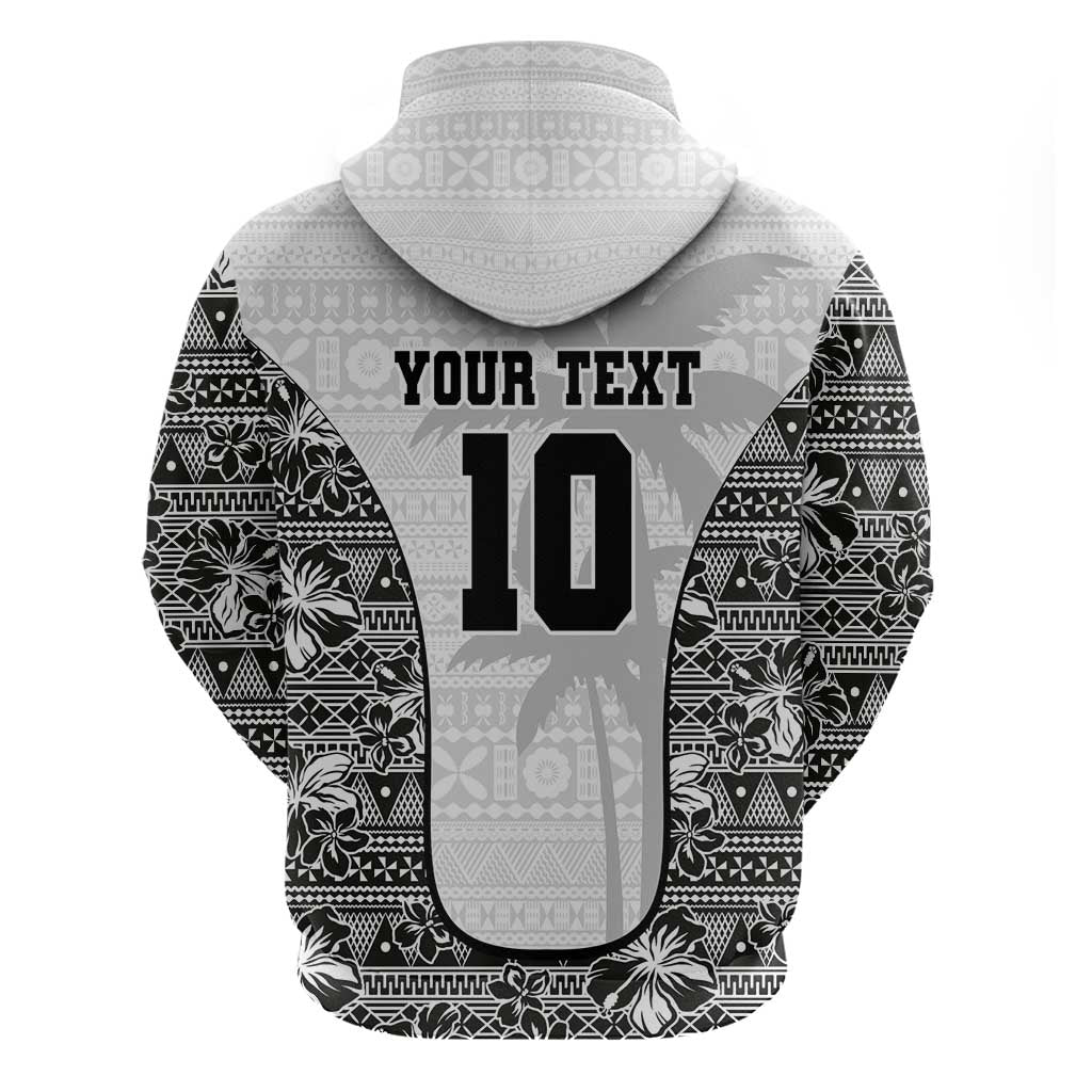 Custom Fiji Pacific Rugby 2024 Hoodie Tapa Tribal and Fijian Masi Pattern LT03 - Polynesian Pride