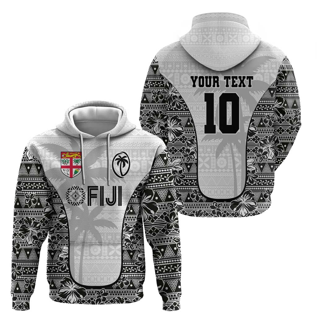 Custom Fiji Pacific Rugby 2024 Hoodie Tapa Tribal and Fijian Masi Pattern LT03 - Polynesian Pride