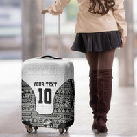 Custom Fiji Pacific Rugby 2024 Luggage Cover Tapa Tribal and Fijian Masi Pattern LT03 - Polynesian Pride