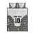 Custom Fiji Pacific Rugby 2024 Quilt Bed Set Tapa Tribal and Fijian Masi Pattern