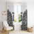 Custom Fiji Pacific Rugby 2024 Window Curtain Tapa Tribal and Fijian Masi Pattern
