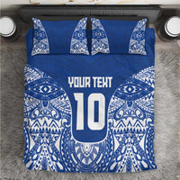 Custom Samoa Pacific Rugby 2024 Bedding Set Polynesian Pacific Tribal Pattern