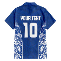 Custom Samoa Pacific Rugby 2024 Family Matching Off The Shoulder Long Sleeve Dress and Hawaiian Shirt Polynesian Pacific Tribal Pattern LT03 - Polynesian Pride