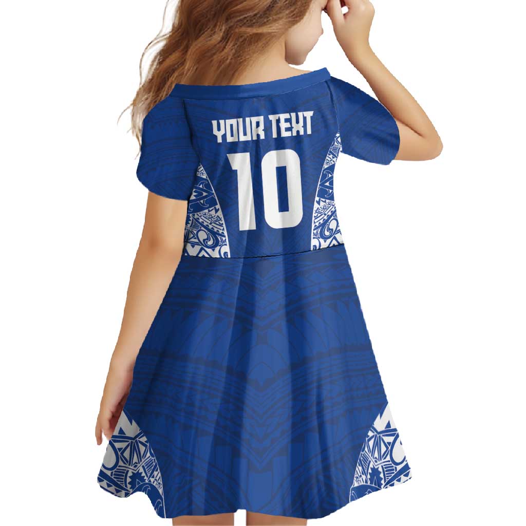 Custom Samoa Pacific Rugby 2024 Family Matching Short Sleeve Bodycon Dress and Hawaiian Shirt Polynesian Pacific Tribal Pattern LT03 - Polynesian Pride