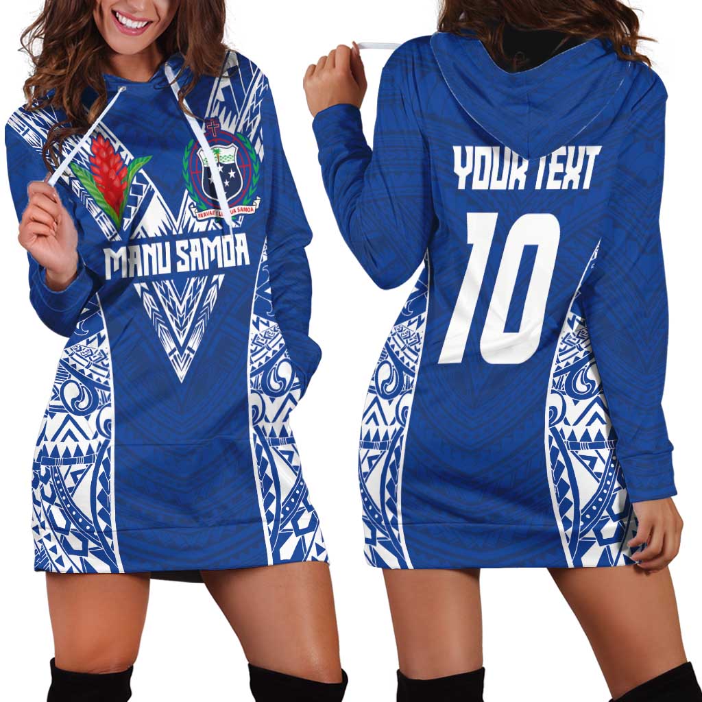 Custom Samoa Pacific Rugby 2024 Hoodie Dress Polynesian Pacific Tribal Pattern LT03 - Polynesian Pride
