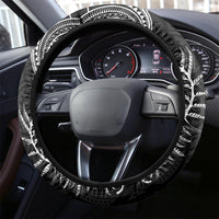 New Zealand Rugby Steering Wheel Cover Aotearoa Champion Cup History with Silver Fern LT03 - Polynesian Pride