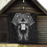 Custom New Zealand Rugby Quilt Aotearoa Champion Cup History with Silver Fern LT03 - Polynesian Pride