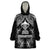 Custom New Zealand Rugby Wearable Blanket Hoodie Aotearoa Champion Cup History with Silver Fern LT03 One Size Black - Polynesian Pride