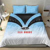 Fijian Rugby Bedding Set Tapa Pattern Retro Sporty Style LT03 - Polynesian Pride