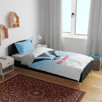 Fijian Rugby Bedding Set Tapa Pattern Retro Sporty Style LT03 - Polynesian Pride
