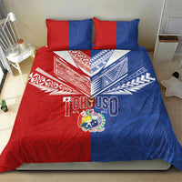 Tokouso Tonga Samoa Bedding Set Proud of Brotherhood LT03 - Polynesian Pride