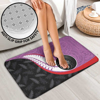 Personalised Aotearoa Lawn Bowls Bathroom Set Maori and Silver Fern Sporty Style Pink Color LT03 - Polynesian Pride