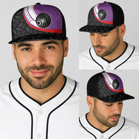 Aotearoa Lawn Bowls Baseball Net Cap Maori and Silver Fern Sporty Style Purple Color LT03 - Polynesian Pride