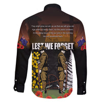New Zealand and Australia ANZAC Day Family Matching Tank Maxi Dress and Hawaiian Shirt Soldier and Last Post Camouflage Pattern LT03 - Polynesian Pride