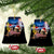 New Zealand and Australia Merry Christmas Ceramic Ornament Kiwi Bird and Kangaroo Xmas Vibe