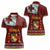 Tonga Independence Day Women Polo Shirt National Flag and Emblem with Ngatu Art Pattern