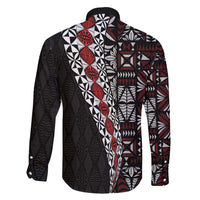 Tonga Ngatu Art Tattoo Polynesian Family Matching Mermaid Dress and Hawaiian Shirt LT03 - Polynesian Pride