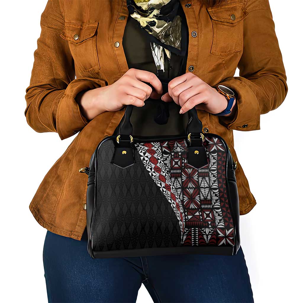Tonga Ngatu Art Tattoo Polynesian Shoulder Handbag