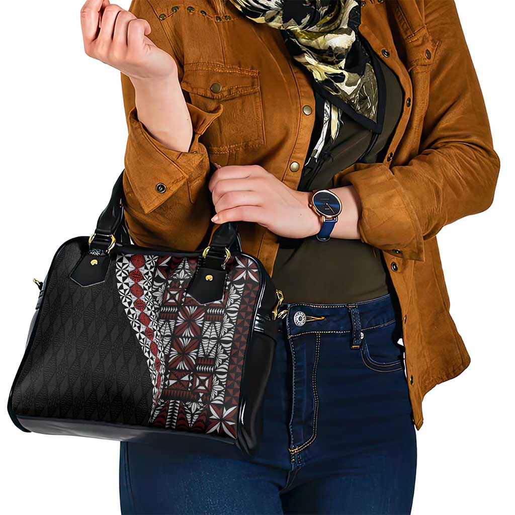Tonga Ngatu Art Tattoo Polynesian Shoulder Handbag