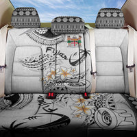 Fijian Traditional Culture Back Car Seat Cover Tapa Tribal Tattoos LT03 One Size White - Polynesian Pride