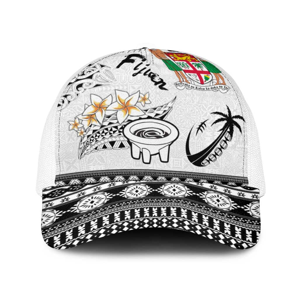 Fijian Traditional Culture Baseball Net Cap Tapa Tribal Tattoos - Polynesian Pride