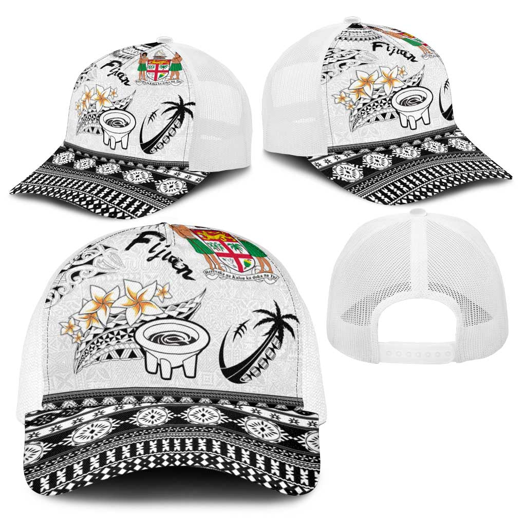 Fijian Traditional Culture Baseball Net Cap Tapa Tribal Tattoos - Polynesian Pride