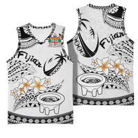 Fijian Traditional Culture Basketball Jersey Tapa Tribal Tattoos LT03 - Polynesian Pride