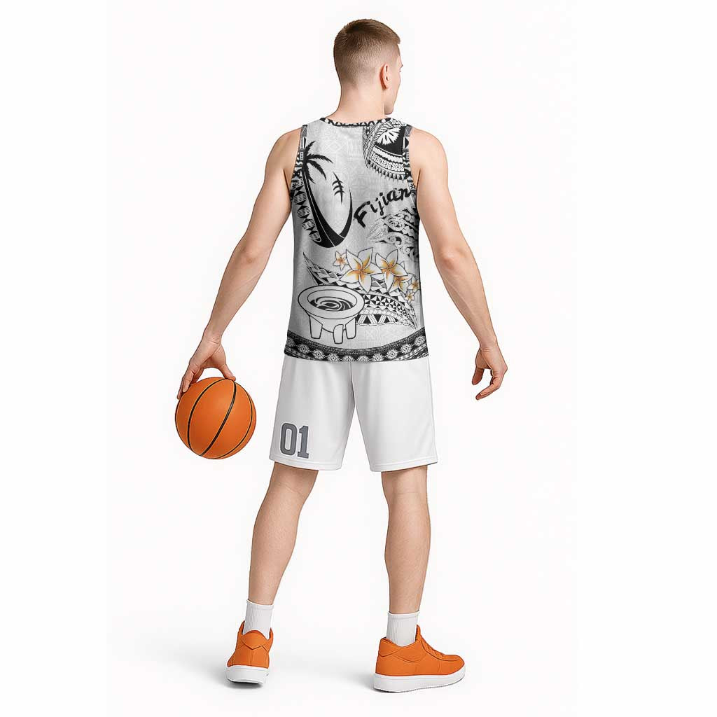 Fijian Traditional Culture Basketball Jersey Tapa Tribal Tattoos LT03 - Polynesian Pride